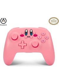 Manette Sans Fil Pour Nintendo Switch Par PowerA - Kirby
